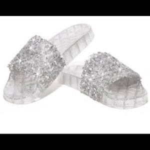 Glitter Rubber Slides 10M
